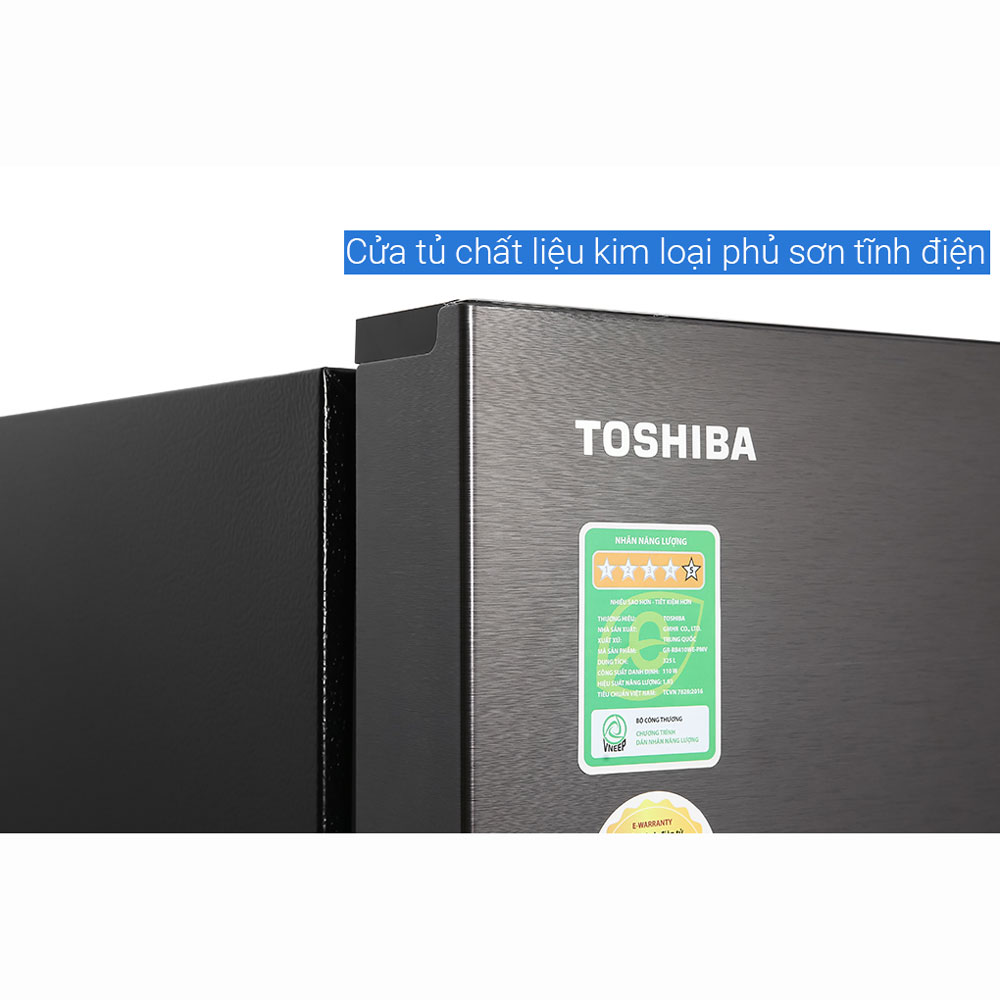 Tủ lạnh Toshiba Inverter 325 lít GR-RB410WE-PMV - Hàng chính hãng - Giao tại Hà Nội và 1 số tỉnh toàn quốc