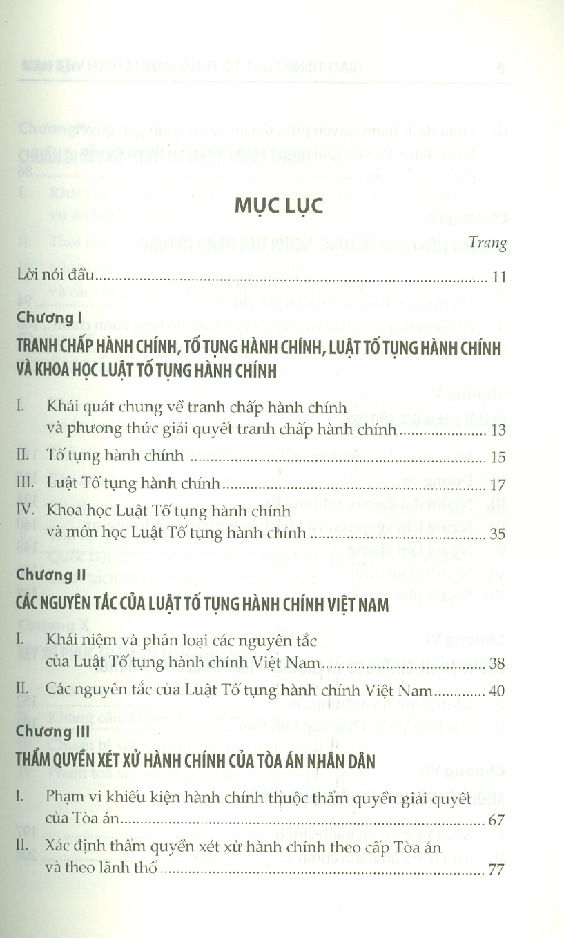 Giáo Trình Luật Tố Tụng Hành Chính Việt Nam - GS. TS. Phạm Hồng Thái, PGS.TS. Bùi Tiến Đạt - Tái bản lần thứ nhất -
