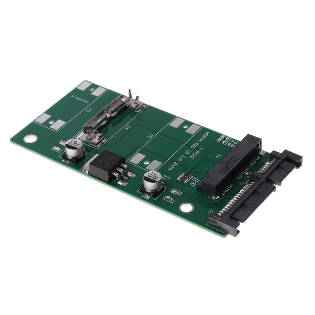MSATA to SATA 2.5inch Adapter Card Board Support 50mm Mini Pci-e mSATA