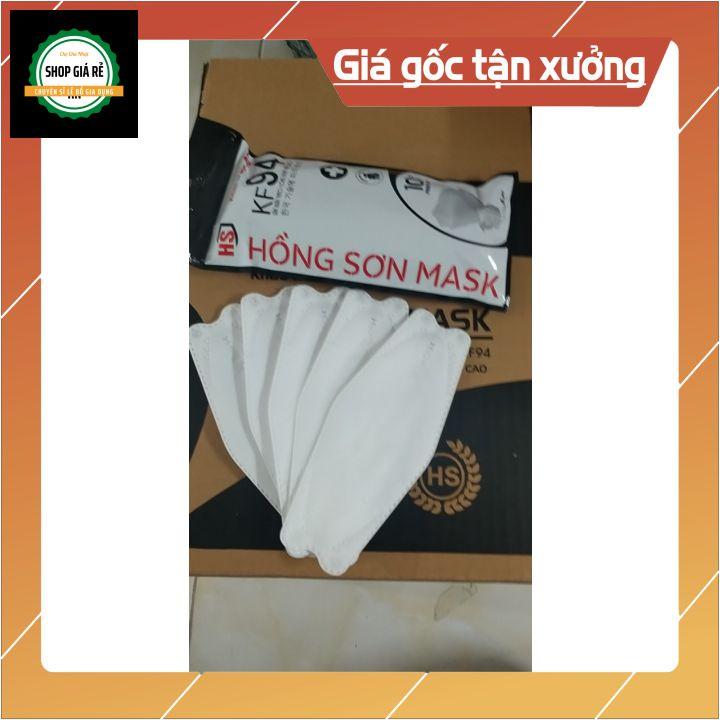 Khẩu trang KF94 4 lớp hàn quốc hợp thời trang chống bụi siêu mịn (set 10 cái)