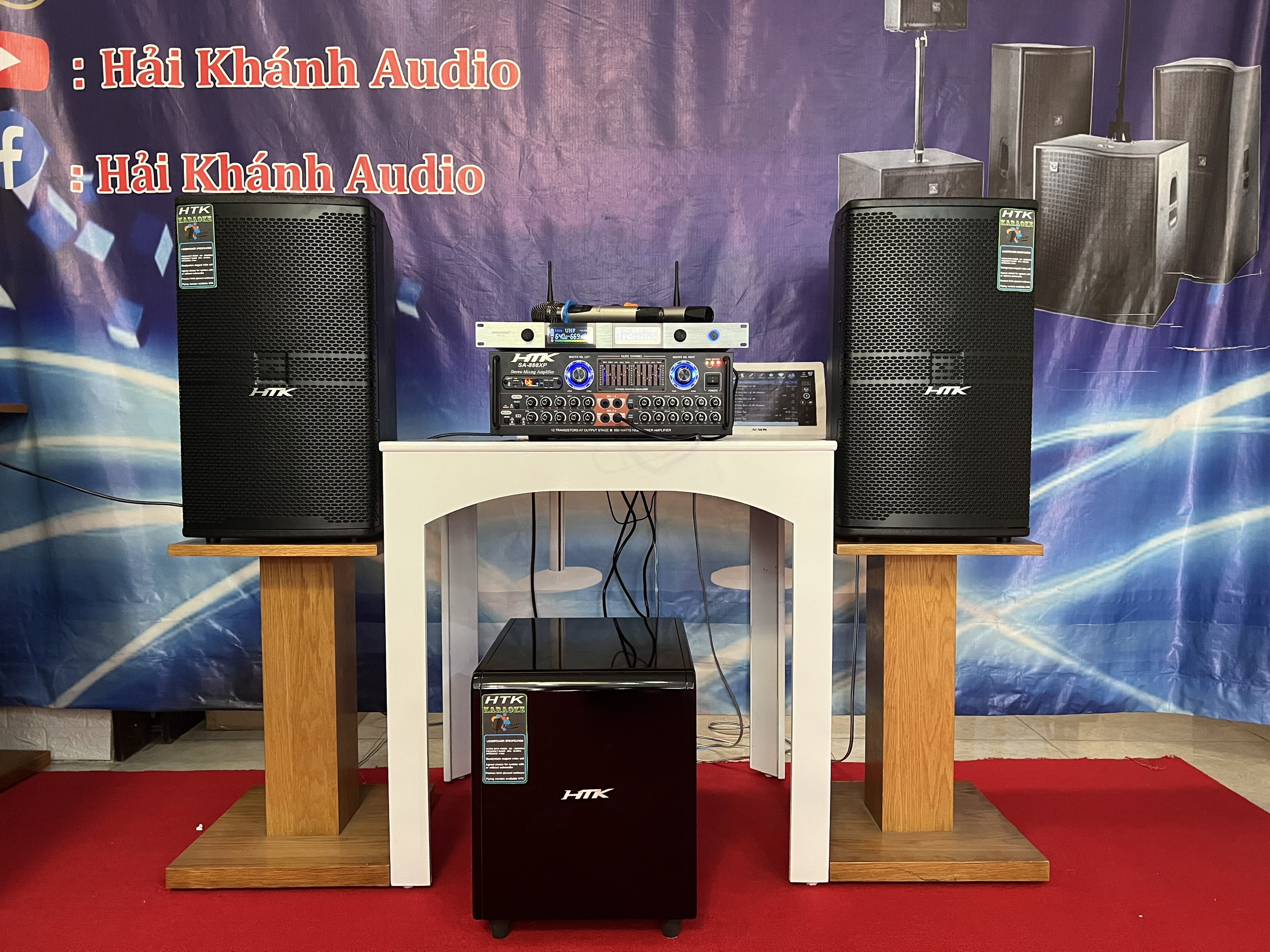 Dàn karaoke và nghe nhạc gia đình HTK - 7500 Cao cấp