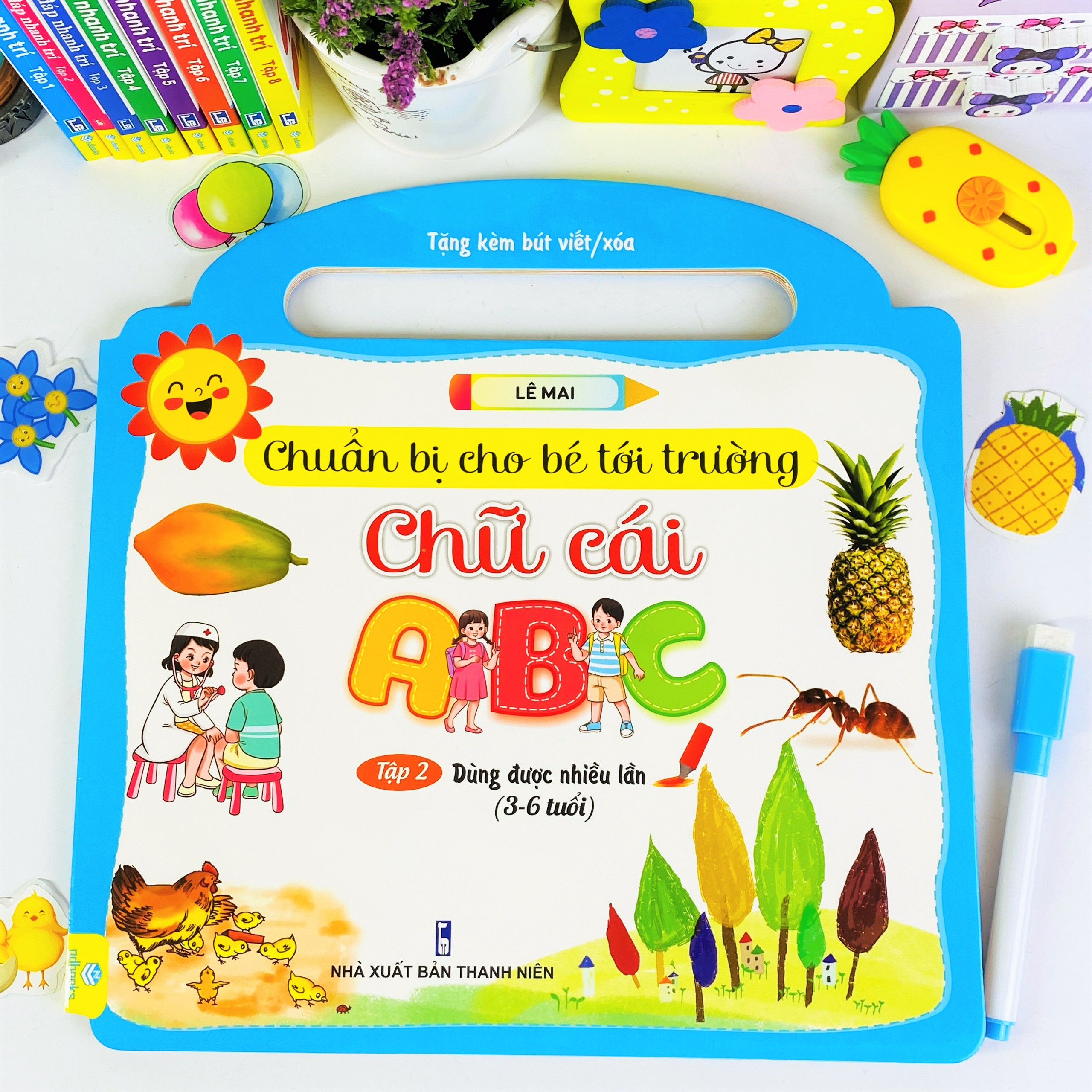 Sách - Combo 3 cuốn chuẩn bị cho bé tới trường: Chữ cái và chữ số ndbooks