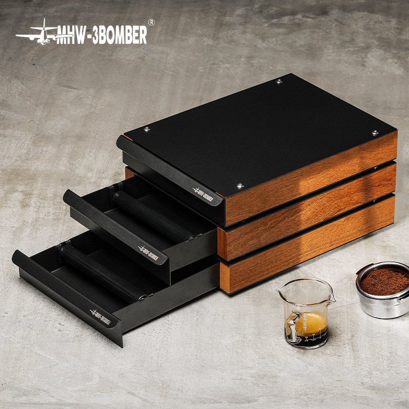 Kệ Đập Bã Cà Phê Gỗ Óc Chó MHW-3BOMBER | KNOCK RESIDUE DRAWER