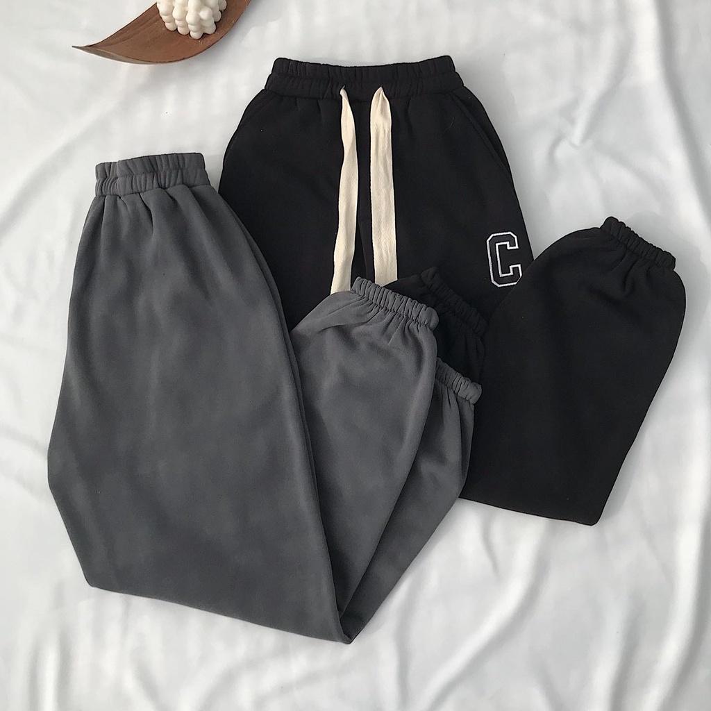 Quần Jogger Nỉ Nữ Nhiều Màu Jezu Jogger Thun Dây Rút Phong Cách Basic Hàn Quốc Cá Tính Chất Vải Dày Dặn Cực Đẹp 2815