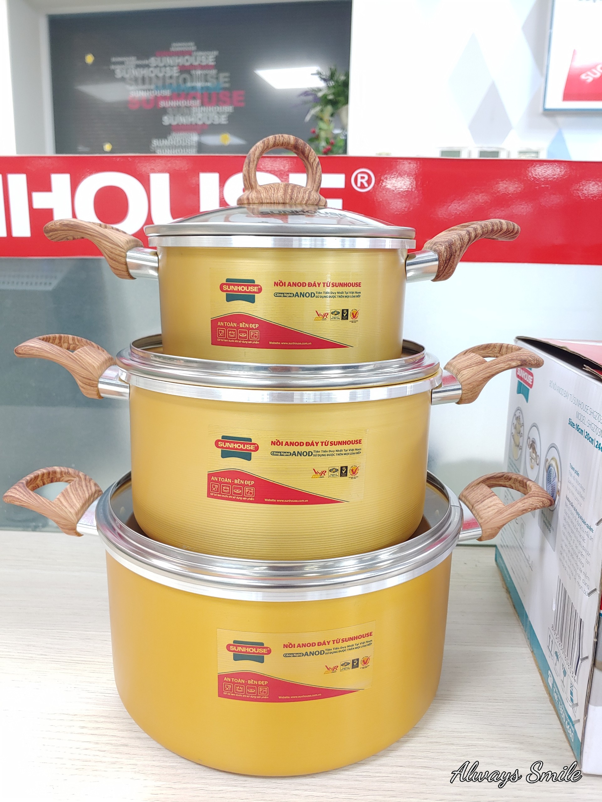 BỘ NỒI ANOD SUNHOUSE SHG2703MGA