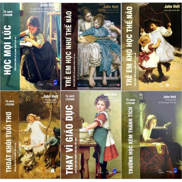 Sách - Combo Sách Tư Tưởng Giáo Dục Của John Holt - Nuôi Dưỡng Sự Tự Học (Bộ 6 Cuốn)