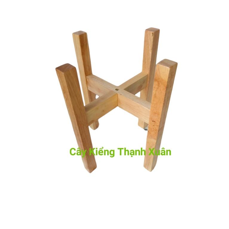 Kệ Đôn Giá Gỗ Để Chậu Cây, Chậu Hoa Trang Trí Nhà Cửa, KT Lọt Lòng 20cm, Kệ Tháo Rời, Màu Gỗ