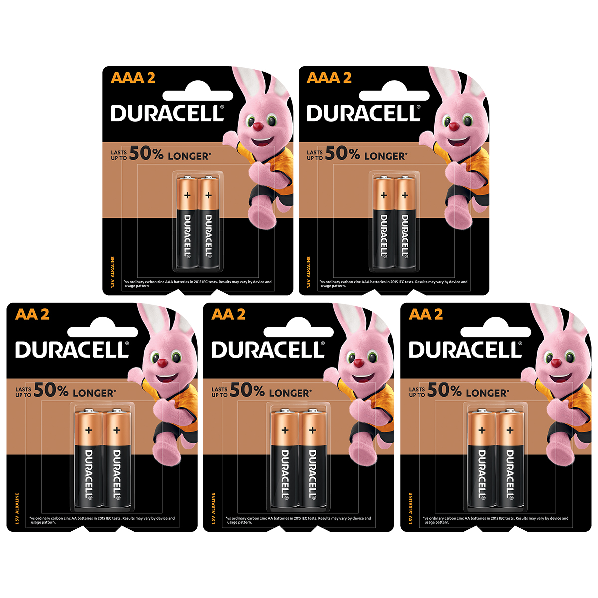 Combo 10 viên Pin Kiềm Duracell gồm: 6 viên AA và 4 viên AAA (2 viên/ vỉ x 5 vỉ) - O000027