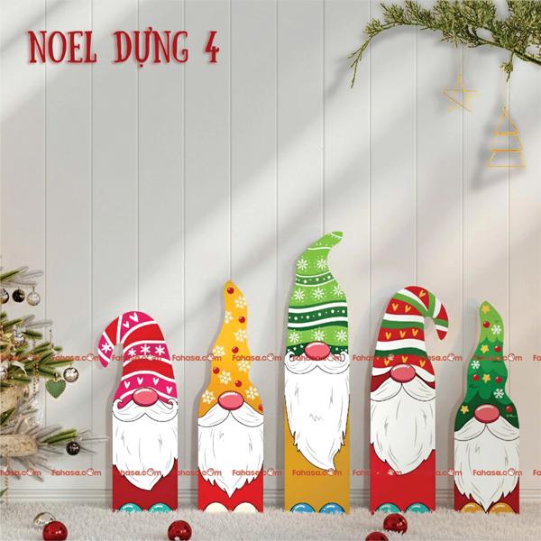 Set Gỗ Dựng Tường - Trang Trí Giáng Sinh - 70 x 15 x 10 cm - Bách Mộc 4