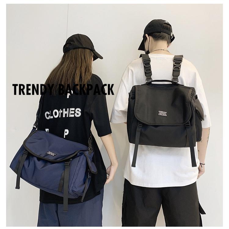 Túi đeo chéo cỡ lớn chức năng balo đeo chéo Trendy BackPack HÀNG NHẬP KHẨU HOTTRENT GH76