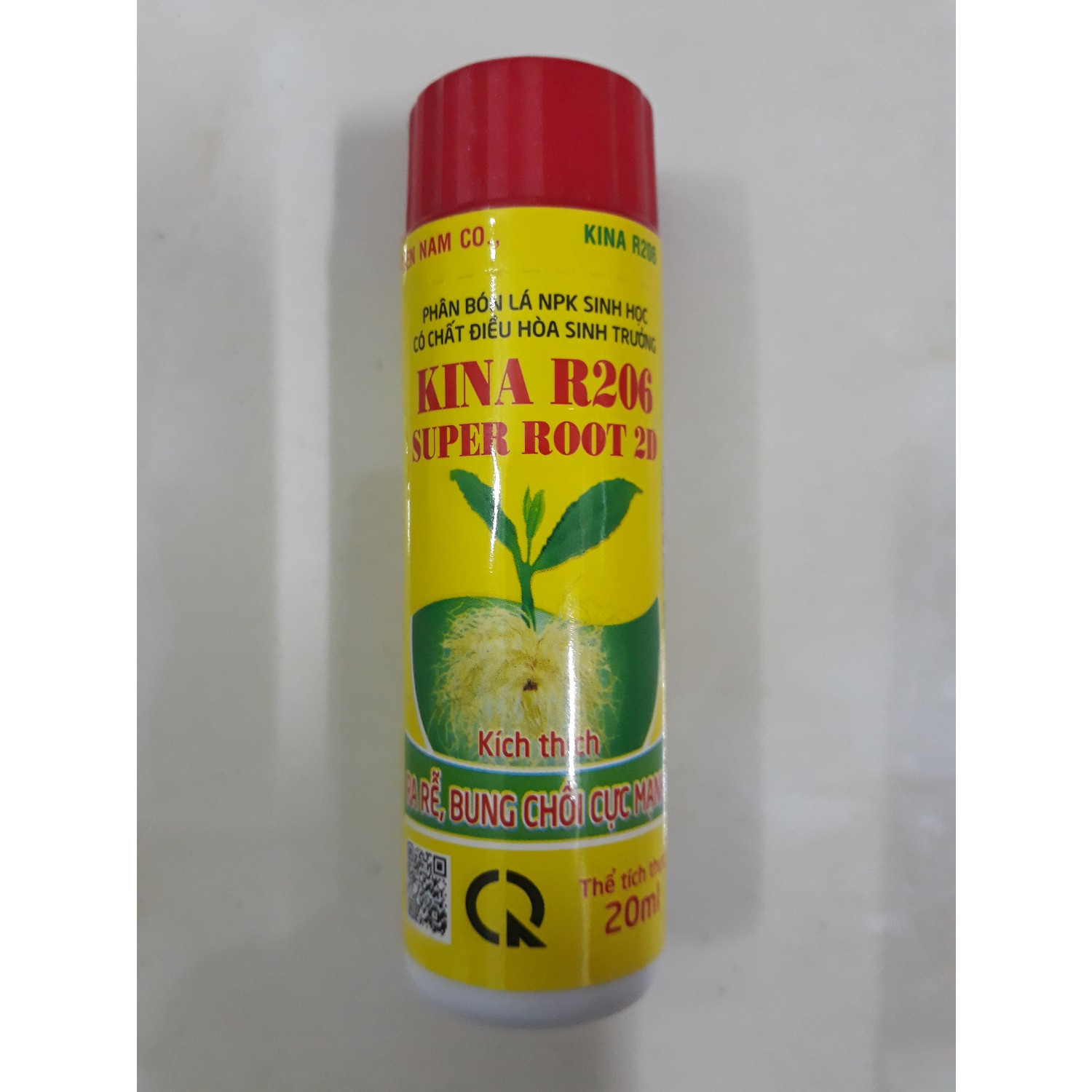 03 Chai Phân bón NPK sinh học KINA R206 kích thích RA RỄ BUNG CHỒI cực mạnh Chai 20ml