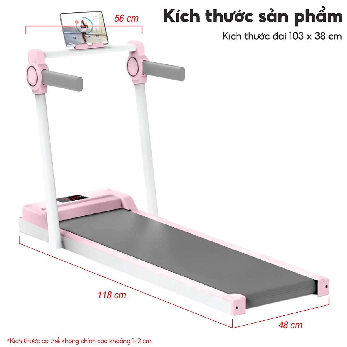 BG Máy chạy bộ điện đơn năng TREADMILL  Model M2  - TM300(hàng nhập khẩu)