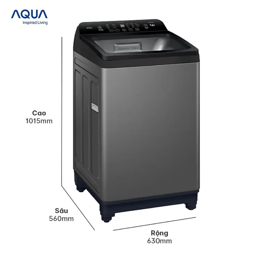 Máy Giặt Aqua 9.5kg AQW-FR95HT.S - Hàng chính hãng