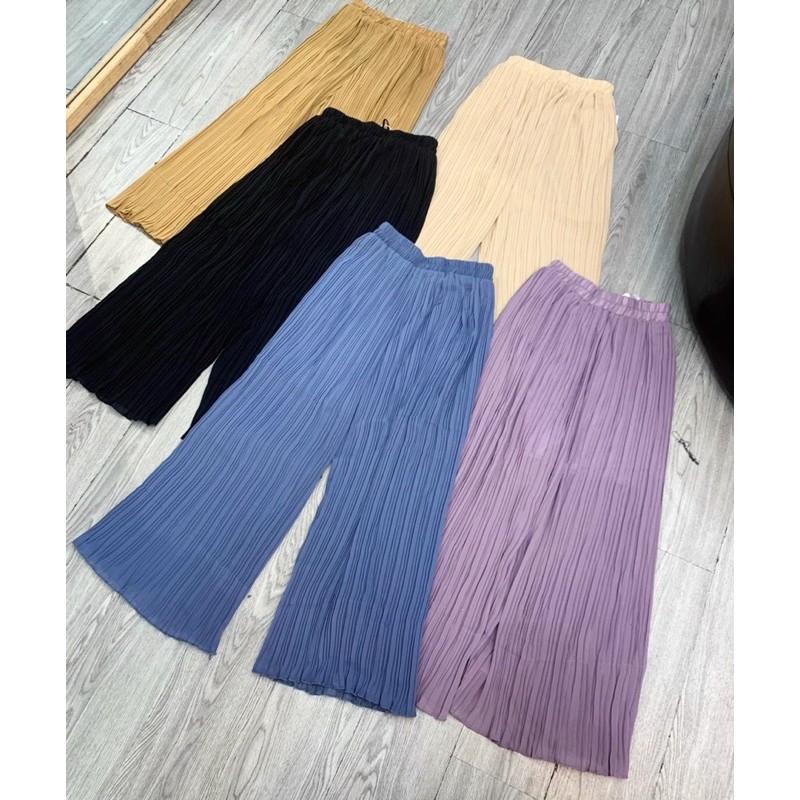Quần suông ống sớ dập ly hàng qc