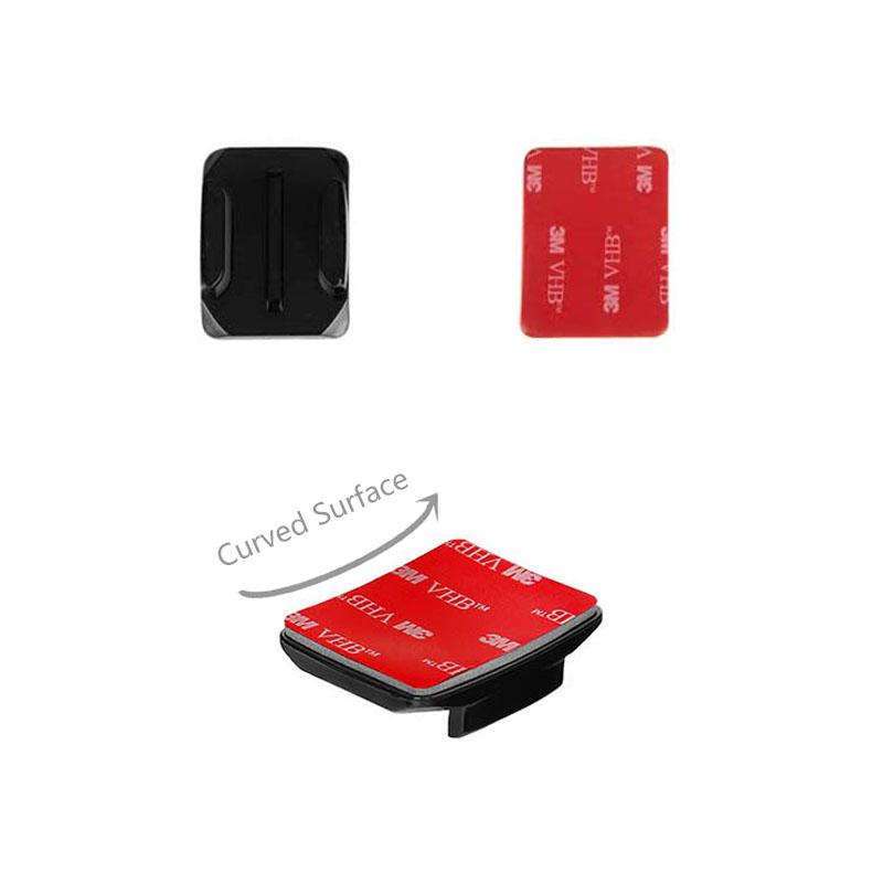 KFFTWWX cho Gopro Hero 11 10 9 Đen 8 7 6 5 4 3 Cong Phẳng Dán Miếng Dán cho Go Pro Phụ Kiện YI 4K SJ4000 DBPOWER EKEN