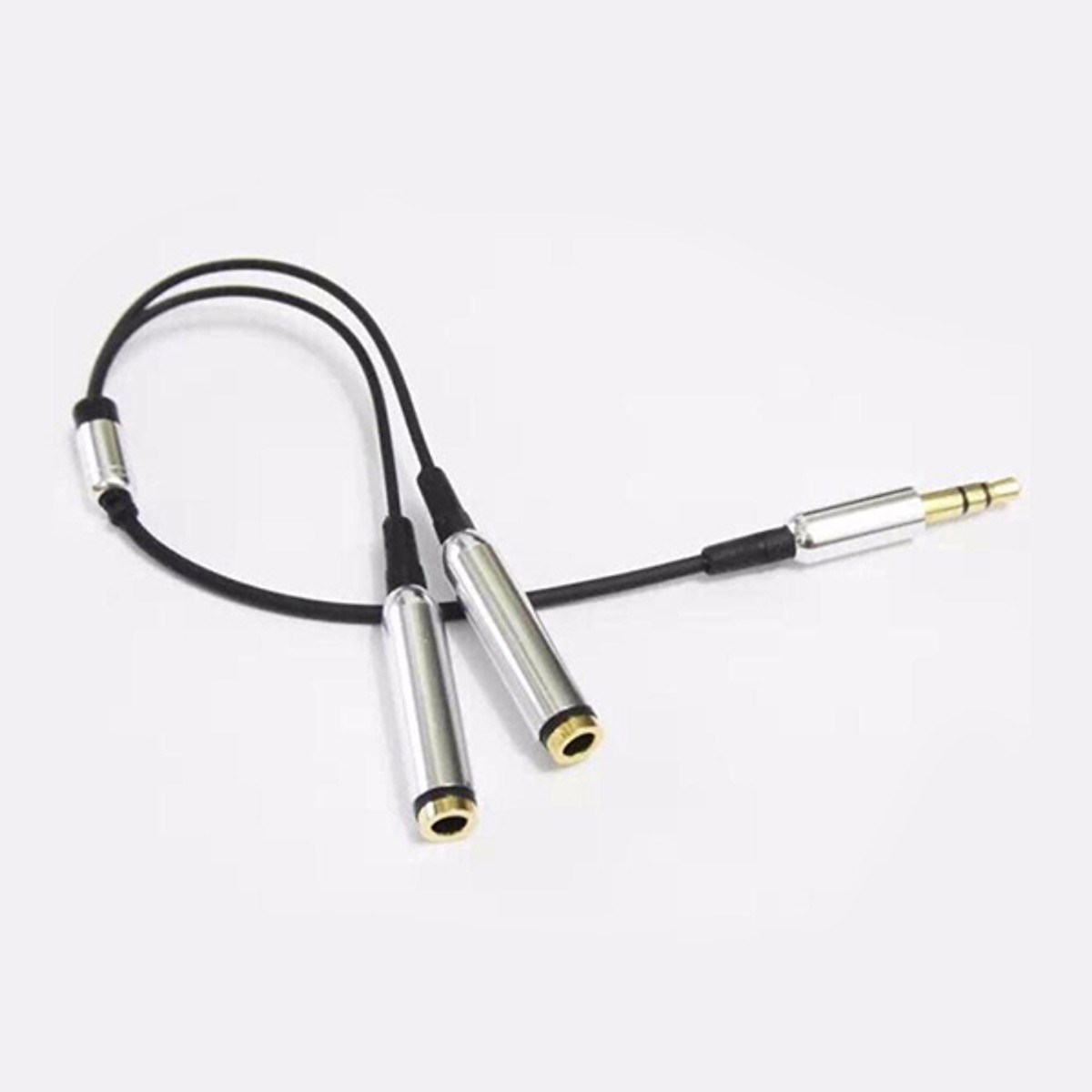 Cáp Chia âm thanh Audio Từ 1 ra 2 cổng 3,5mm âm