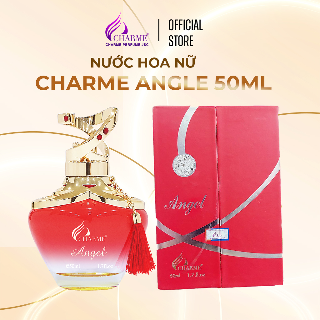 Nước hoa nữ thơm lâu, Charme Angel, hương phấn, quyến rũ, cho chàng thêm say mê, không thể chối từ, 50ml