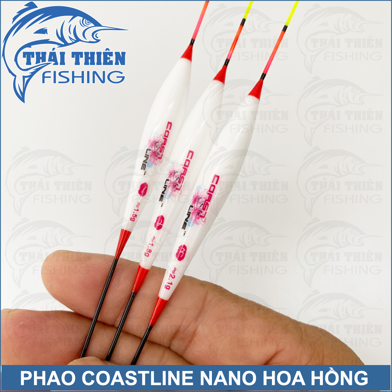 Combo 3 Quả Phao Câu Đài Coastline Nano Hoa Hồng Có Đài Phản Quang