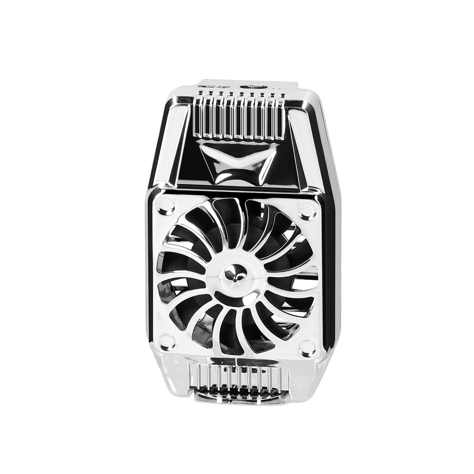 Mobile Phone Cooling Fan Rechargeable Cell Phone Cooler Stretchable Design for 4 to 6.7 Inches Phones Cellphone