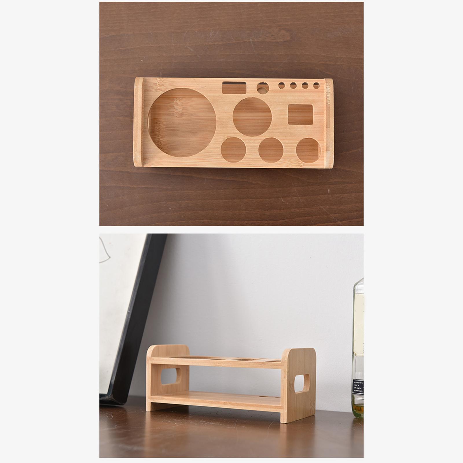 Bartending Tool Stand Wooden Durable Cocktail Shaker Bartender Stand for Bar