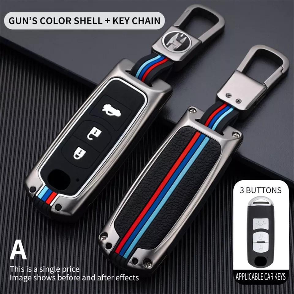 Ốp Chìa Khóa Xe Mazda 3, CX5, Mazda 6,...Cao Cấp Chất Liệu Hợp Kim Đẹp, Sang Trong - Bảo Vệ Chìa Khóa Xe Hơi