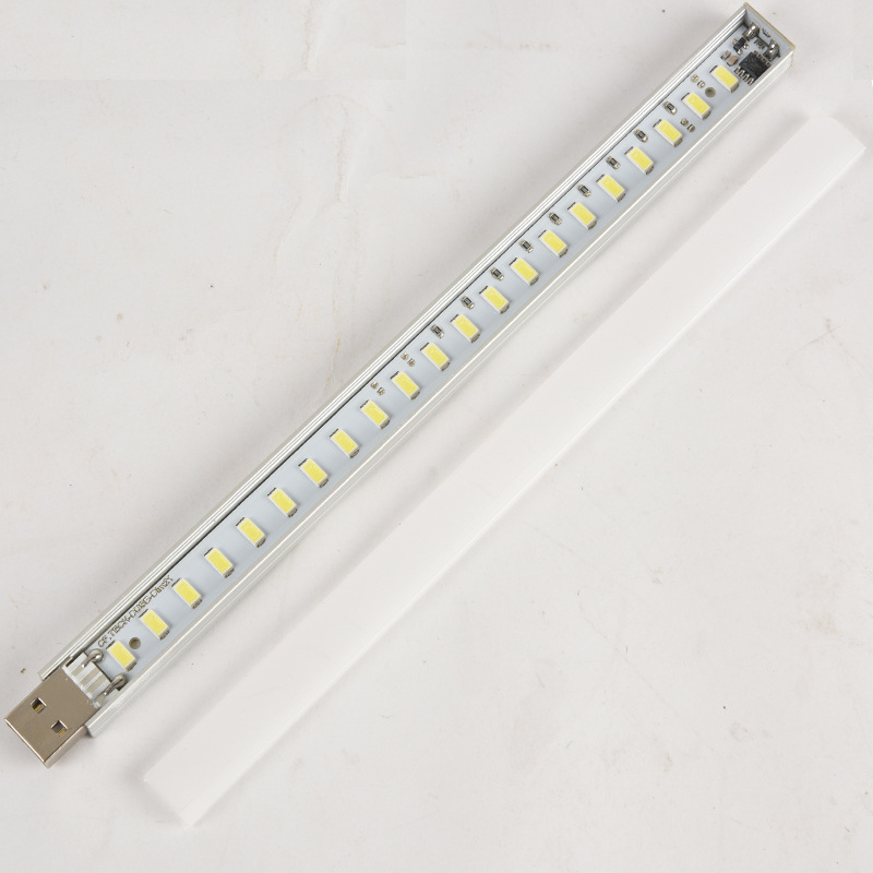 Đèn led thanh ngang cắm cổng USB siêu sáng cảm ứng chạm siêu nhạy 21 led ( Tặng kèm 03 nút kẹp cao su đa năng giữ dây điện cố định ngẫu nhiên )