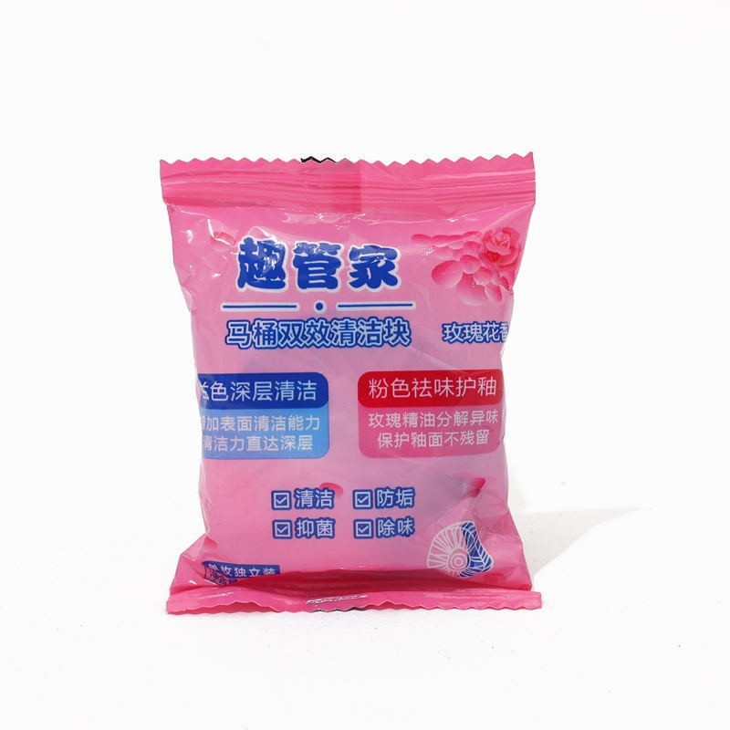 Viên Thả Bồn Cầu Nhật Bản 2 Trong 1 Làm Sạch Sâu, Khử Mùi, Hương Thơm Hoa Hồng