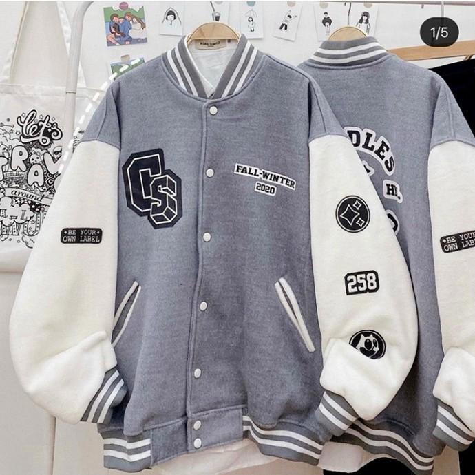 ÁO KHOÁC BOMBER NỈ NGOẠI (HD2470 - Kèm Ảnh Thật) (Bảo Bảo Store