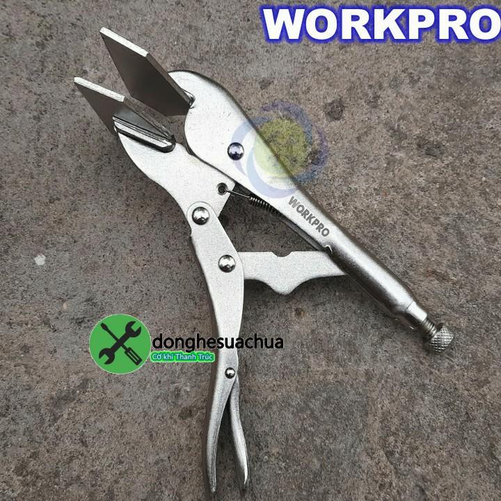 Kìm hàn mỏ dẹp WORKPRO W031083 loại 8 inch dài 200mm