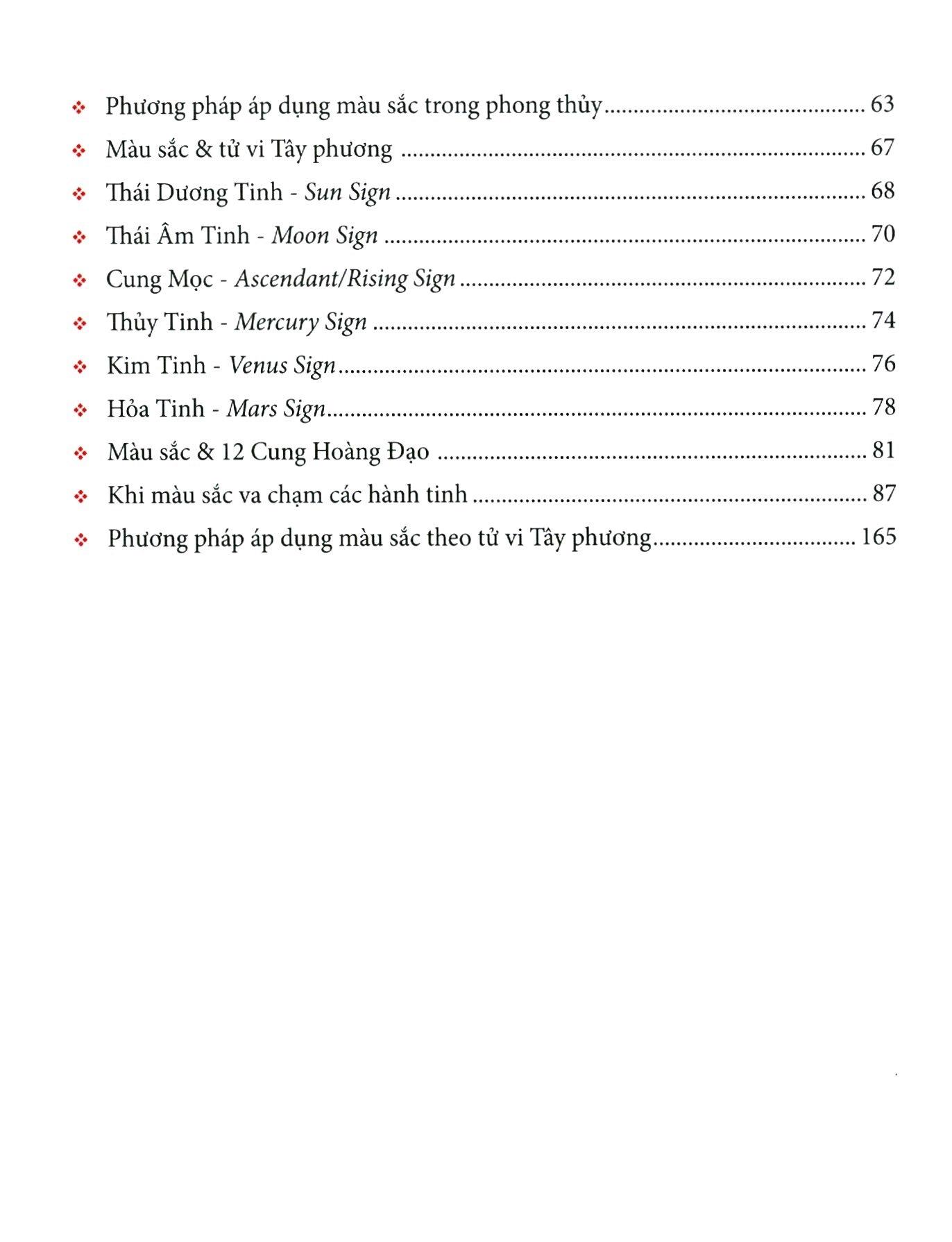 Sách Màu Sắc Theo Phong Thủy Đông Tây