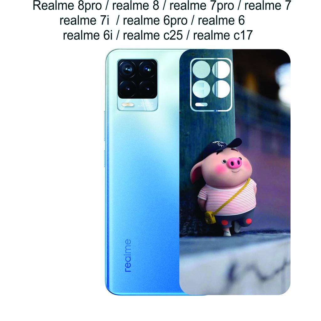 Miếng Dán Skin mặt lưng dành cho Realme 8pro / realme 8 / realme 7pro / realme 7 / realme 7i / realme 6pro / realme 6............