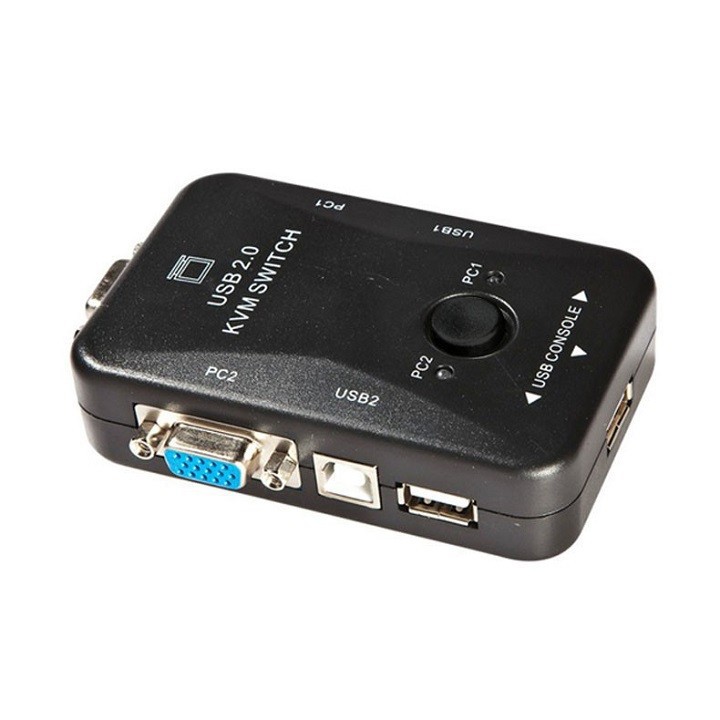 USB KVM Switches 2 ports MT- VIKI ( 2 Cây dùng 1 màn hình) - Hàng Chính Hãng