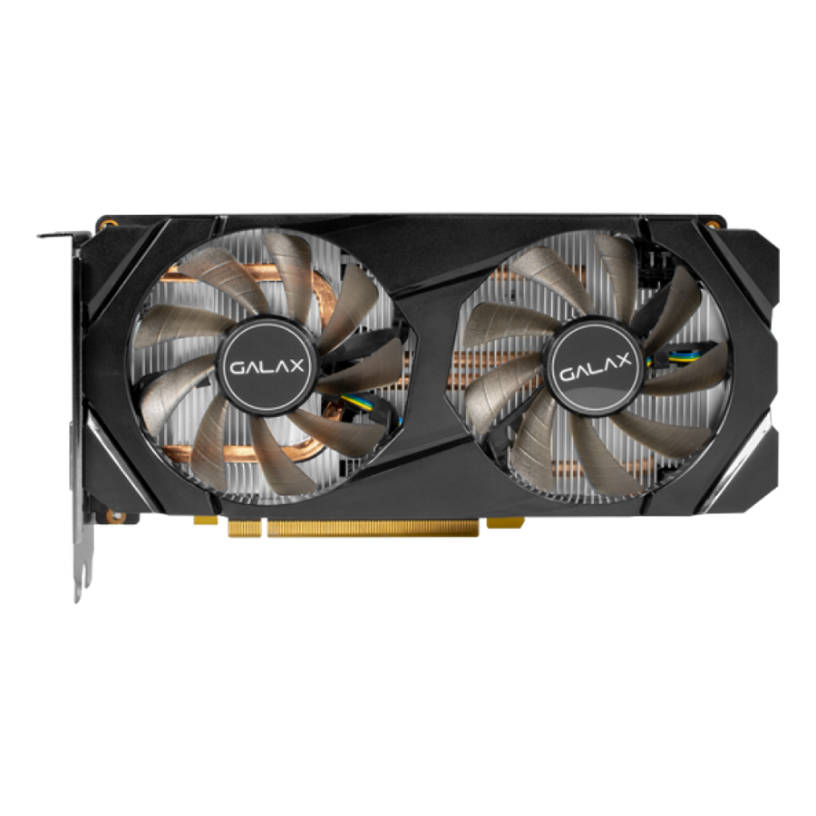 Card Màn Hình VGA Galax GeForce GTX 1660Ti 1 Click OC 6GB GDDR6 60IRL7DSY91C 192bit 2 Fan DP HDMI DVI D - Hàng Chính Hãng