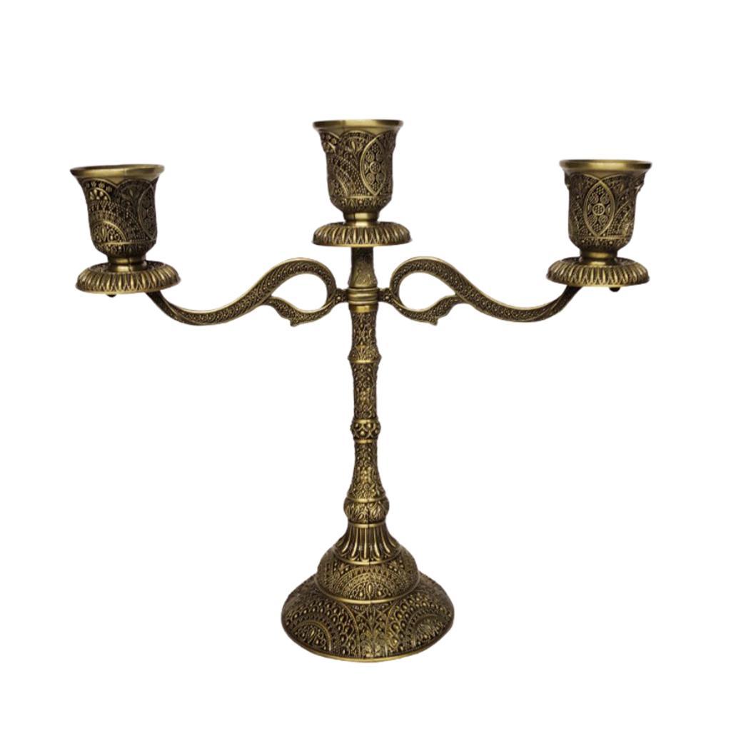 Vintage Style Candle Holder Candelabra Candlestick for Wedding Party Votive