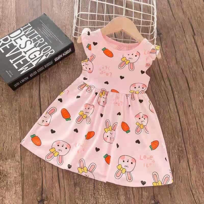 Váy , đầm xuất hàn bé gái 10-25kg_Hàng QCCC chất cotton lạnh mềm_mịn_co_giãn 4c
