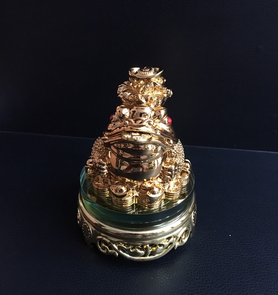 Tượng cóc cõng bắp cải phong thủy - mang lại tài lộc