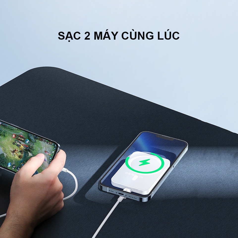 Sạc dự phòng không dây từ tính Remax RPP-65 10000mAh - Hàng chính hãng