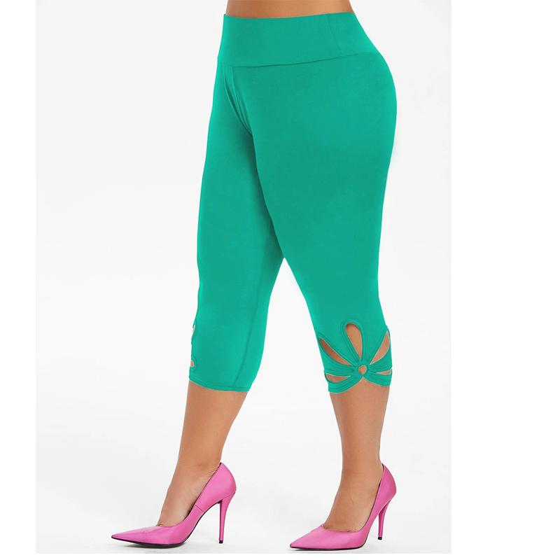 Nữ Quần Legging Thể Thao Tập Yoga Crop Quần Tập Gym Thun Legging Nữ Chắc Chắn Chạy Rỗng Ra Thể Thao L-5XL
