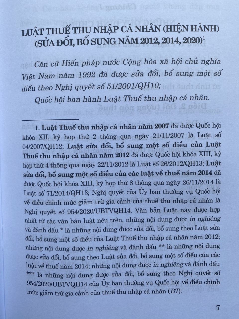 Sách- Luật Thuế Thu Nhập Cá Nhân