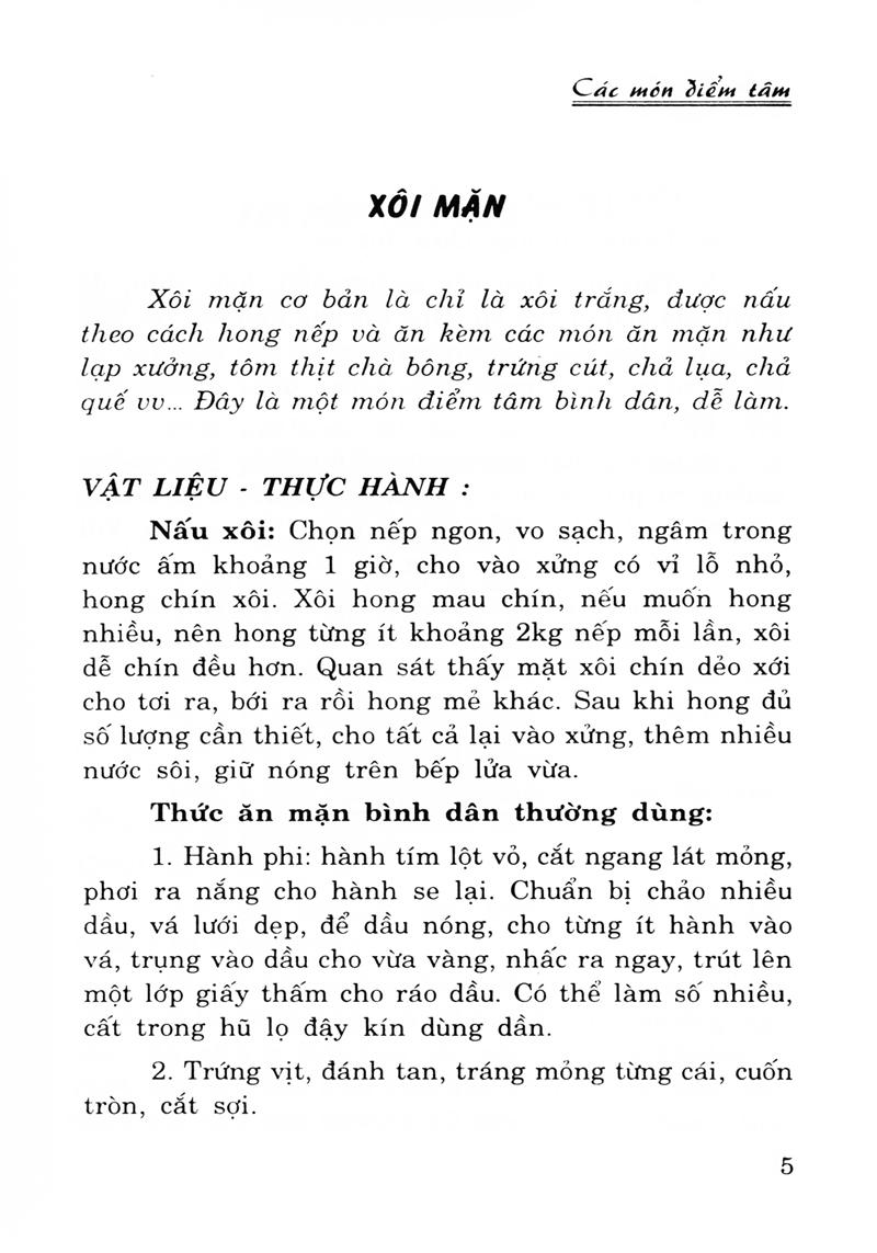 Các Món Điểm Tâm (Tái Bản)