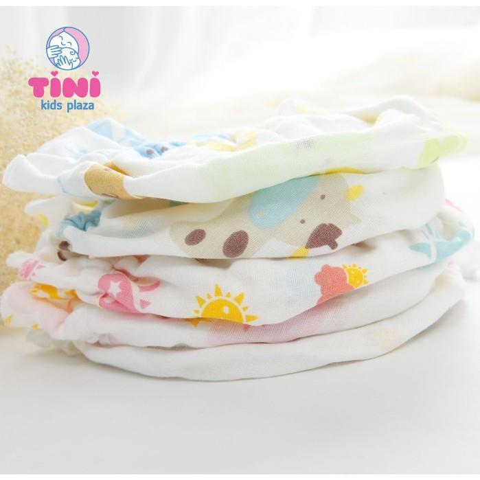 Nón tiểu thư cao cấp cho bé sơ sinh từ 0 - 3 tháng tuổi - Mũ vải cotton nhún bèo cao cấp cho bé gái