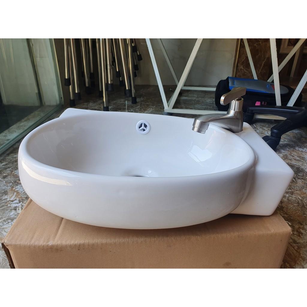 CHẬU LAVABO GÓC TREO TƯỜNG MINI HIỆN ĐẠI TINH TẾ