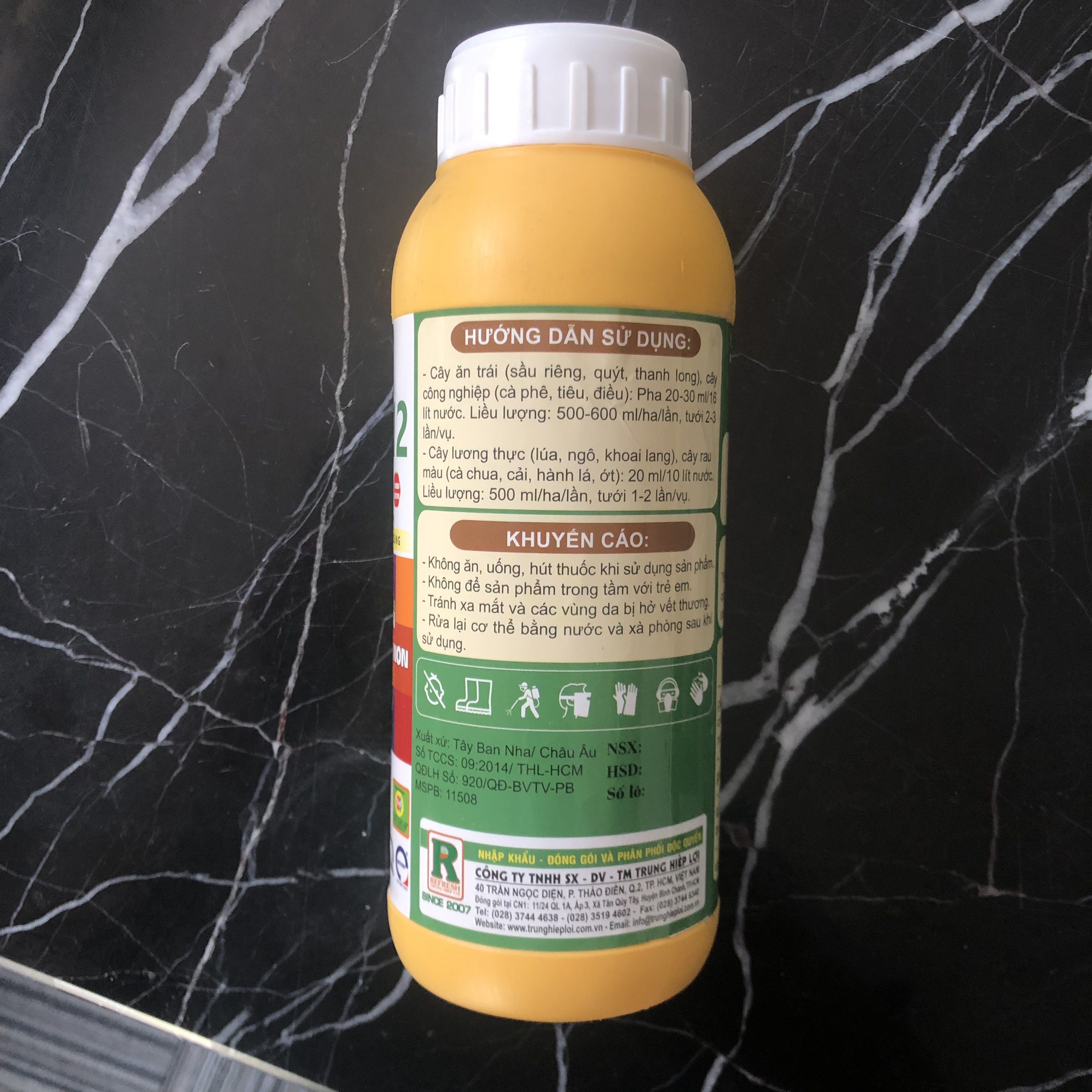 Phân bón vi lượng THL Bo 12 400ml enzym ngăn rụng hoa, trái non, bông to dài