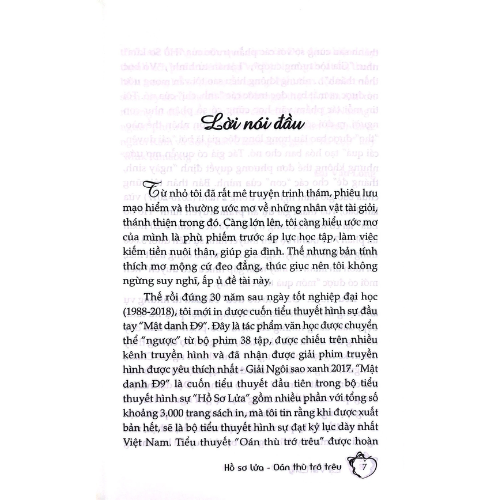 Sách - Hồ Sơ Lửa - Tập 1 Đến Tập 6