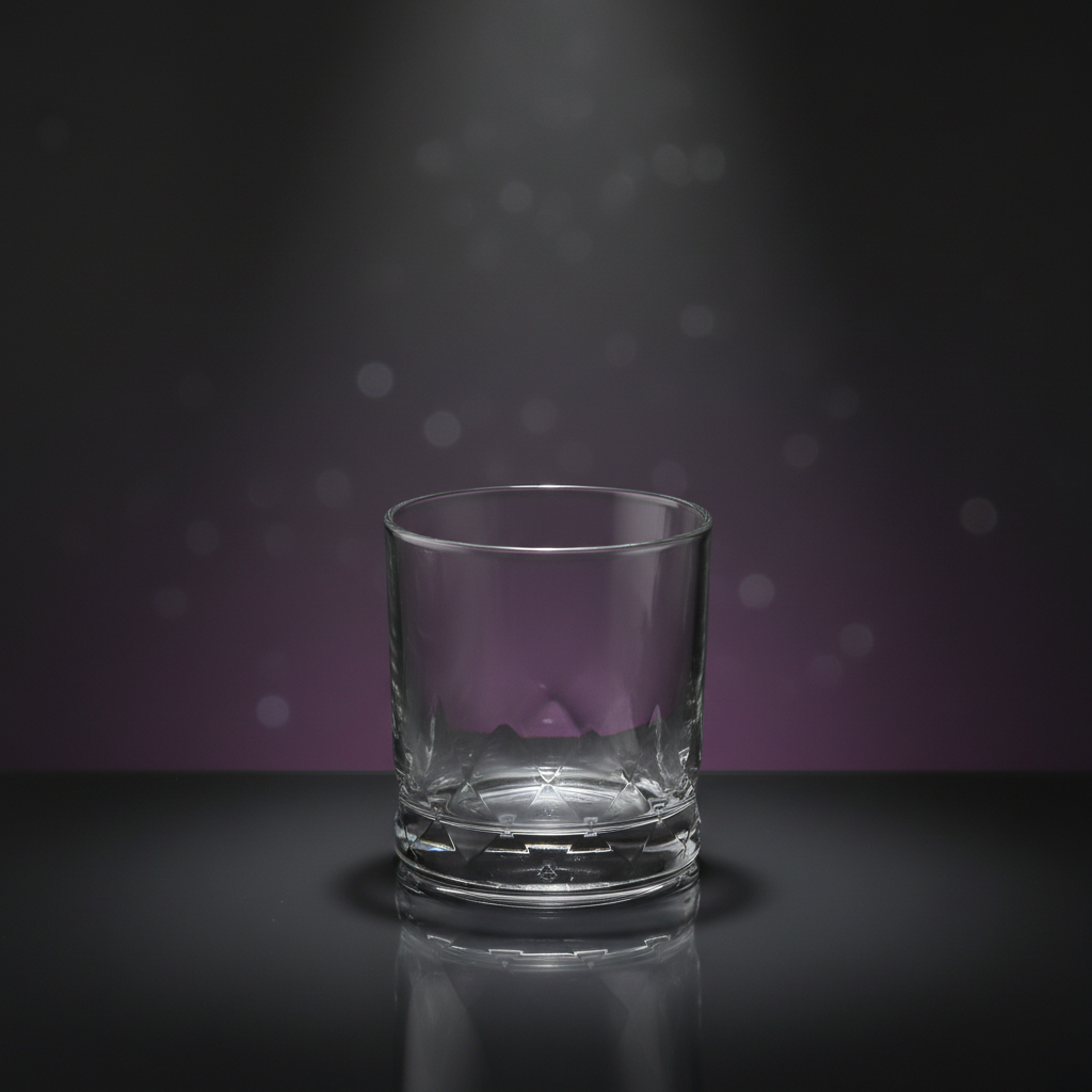 Ly Thủy Tinh Whisky - Crystal Base | 320ml | [LYNOIR_LY037