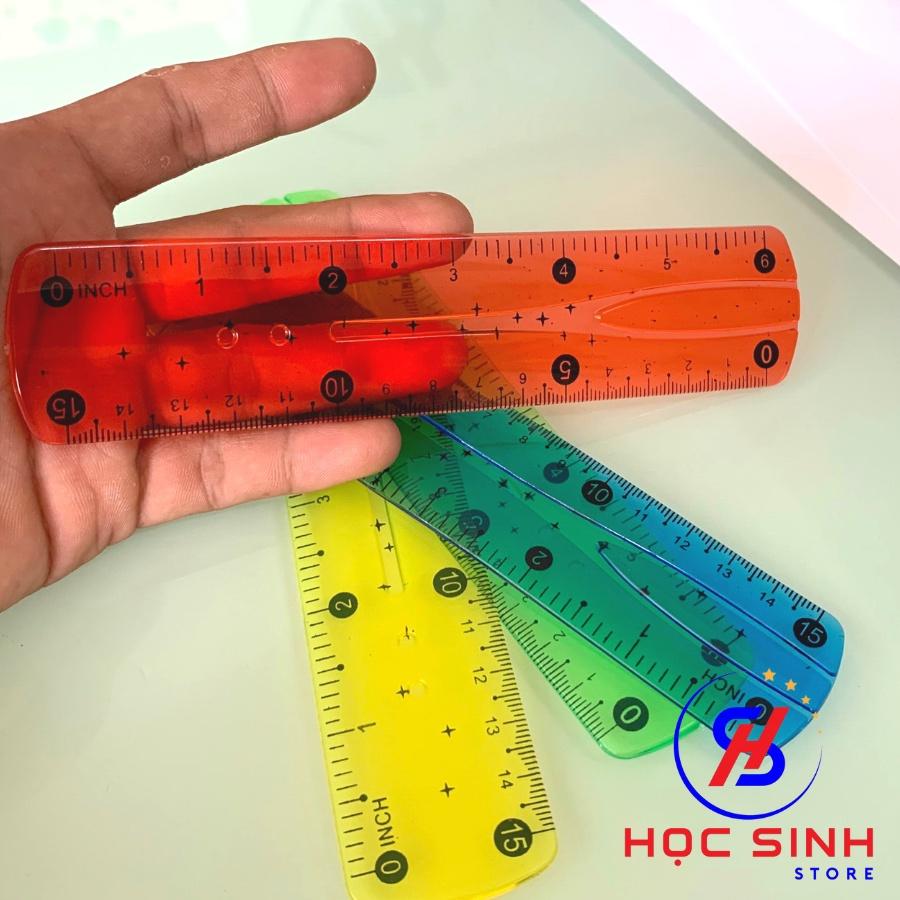 Thước dẻo nhiều màu 15cm ( Giao màu ngẫu nhiên )