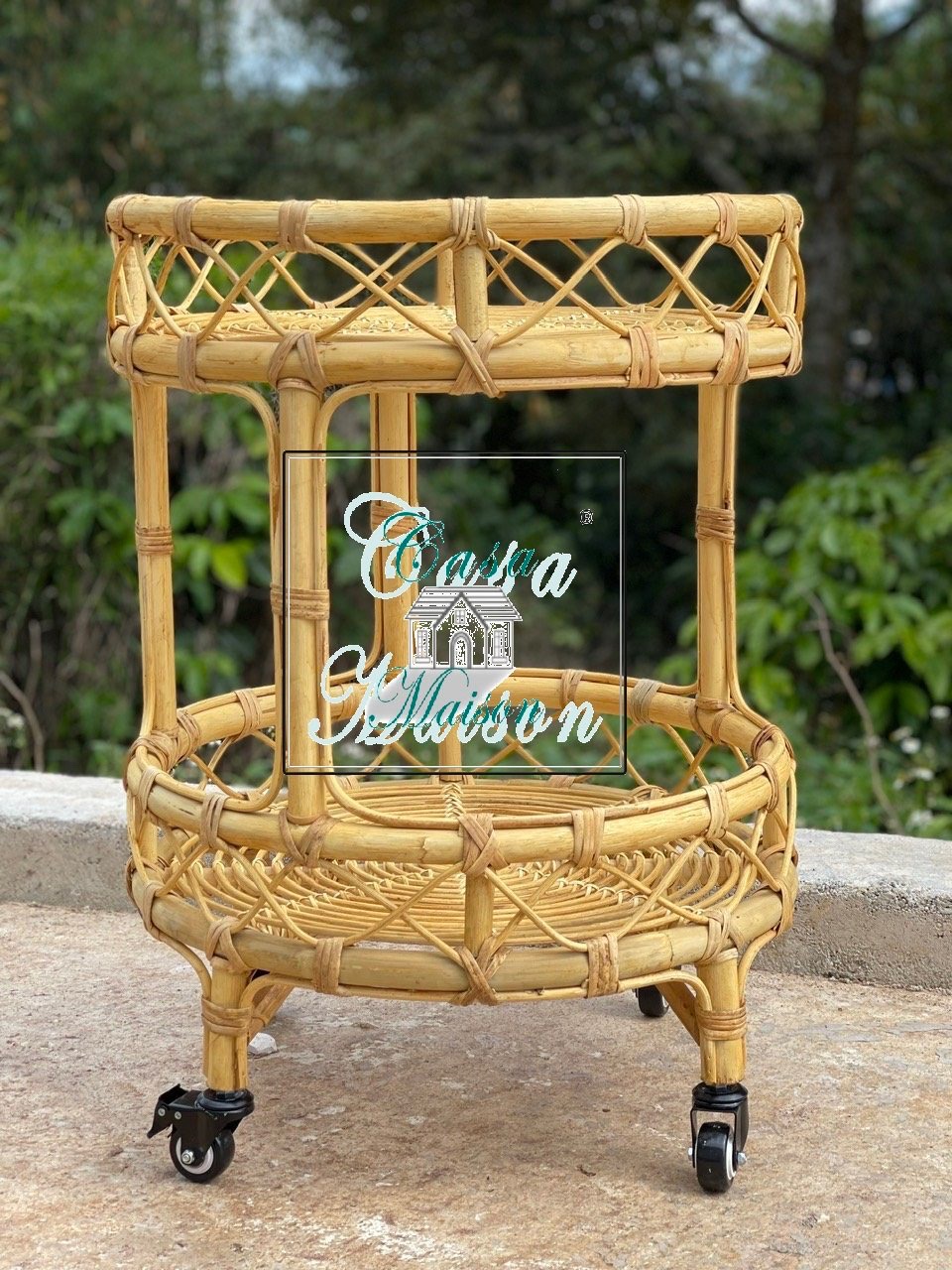 Xe đẩy mây cao cấp CaSa Mai Son