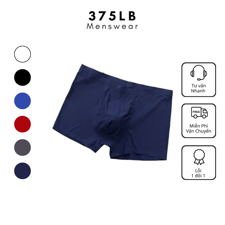 Quần Lót Nam Boxer- Quần sịp đùi Nam chất Thun Lạnh đúc xu Cao Cấp, mặc thoải mái, không bí, thấm hút mồ hôi