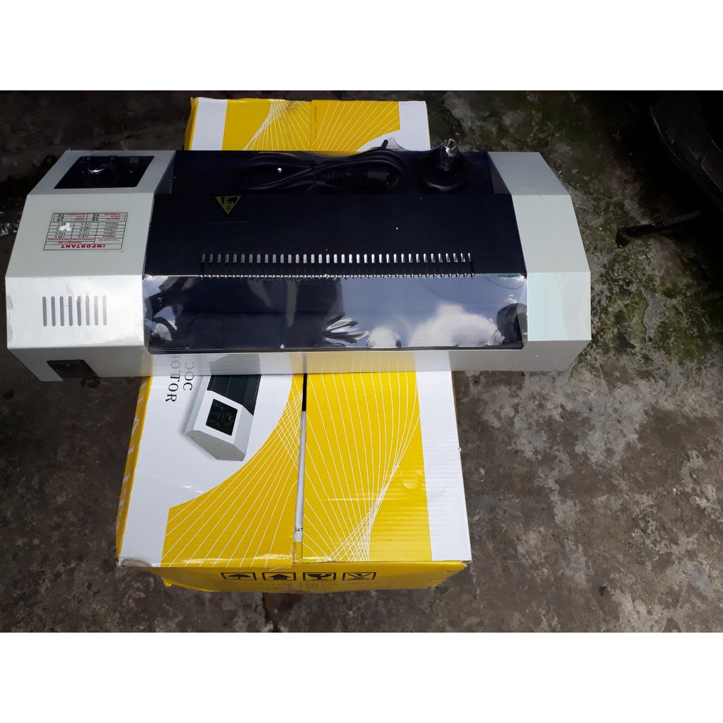 Máy Ép Nhựa Plastic Laminator A3 - 330C Rulo Xám Chống Dính