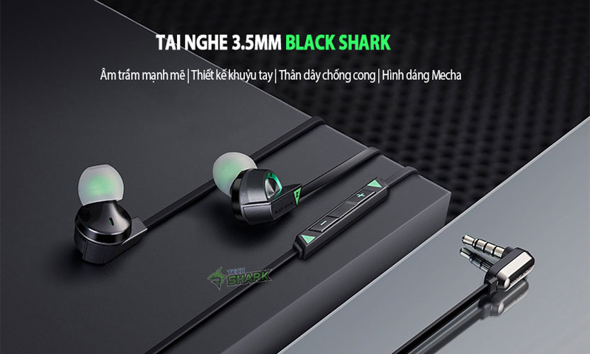 Tai nghe trong tai Black Shark 3.5- HÀNG CHÍNH HÃNG